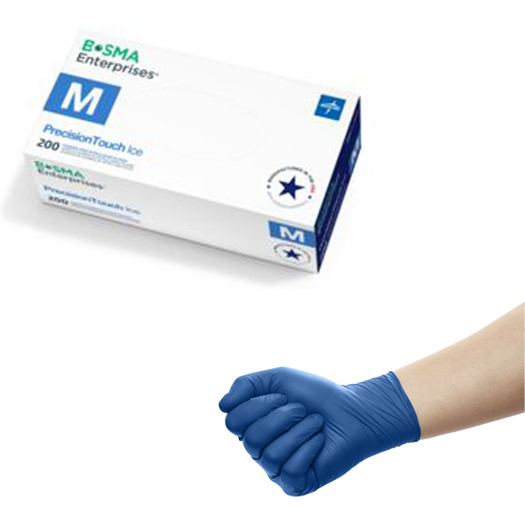 PrecisionTouch Box and a gloved, clasped hand