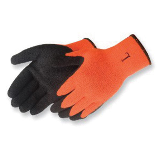 Work Glove - Summer Style, Black Palm, Orange