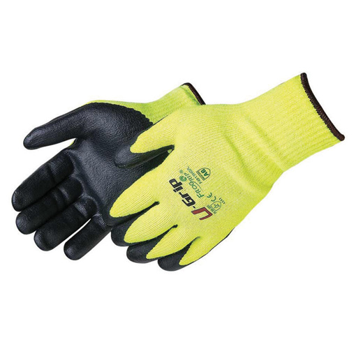 Work Glove - Summer Style, Black Palm, Yellow